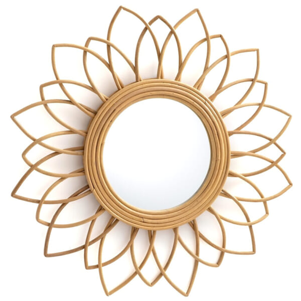 Rattan Mirror