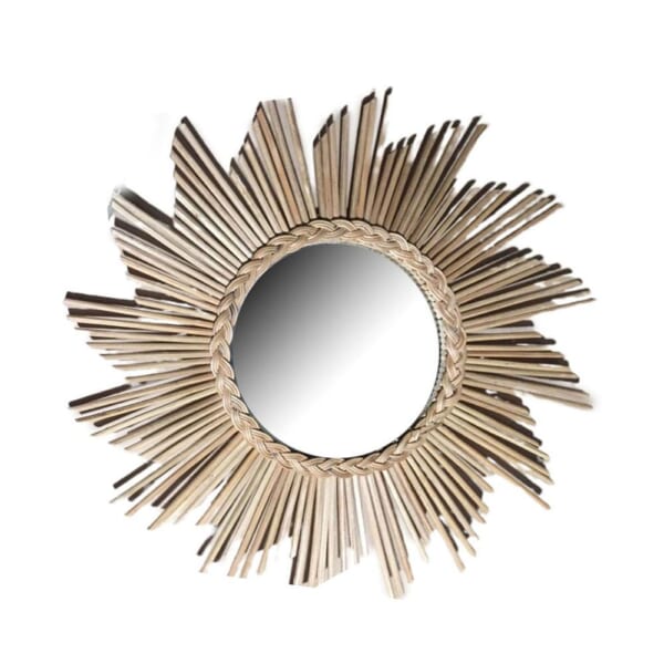 Rattan Mirror