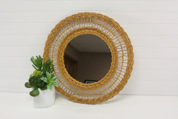 Rattan Mirror