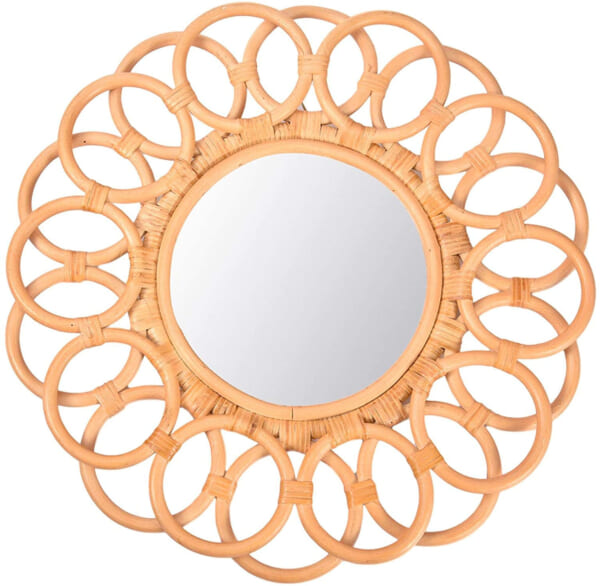 Rattan Mirror