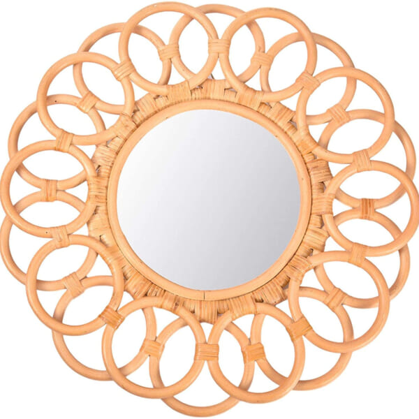 Rattan Mirror