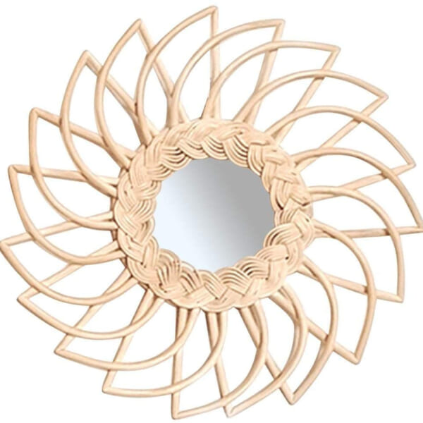 Rattan Mirror