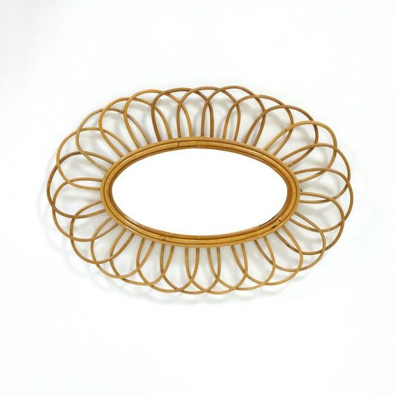 Rattan Mirror